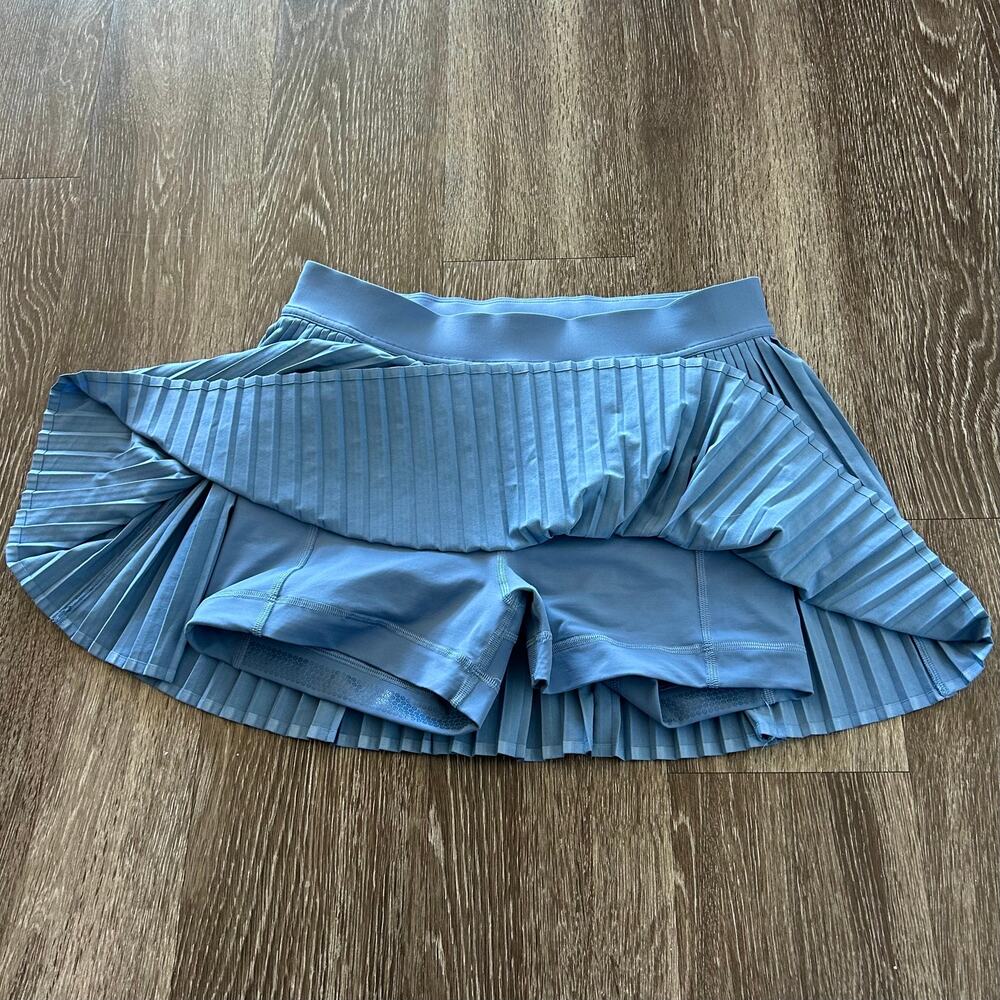 Lululemon Varsity High Rise Pleated Tennis Skirt Oasis Blue Size 8 - Picture 5 of 15